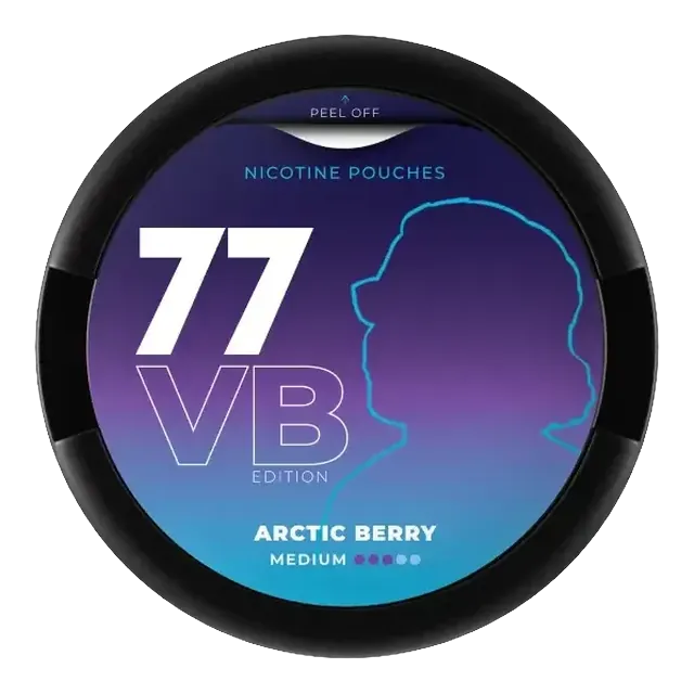 77 Arctic Berry Medium 10.4mg nicotine pouch can