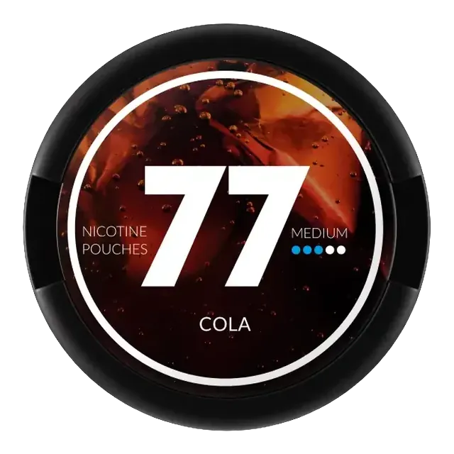 77 Cola Medium 10.4mg nicotine pouch can