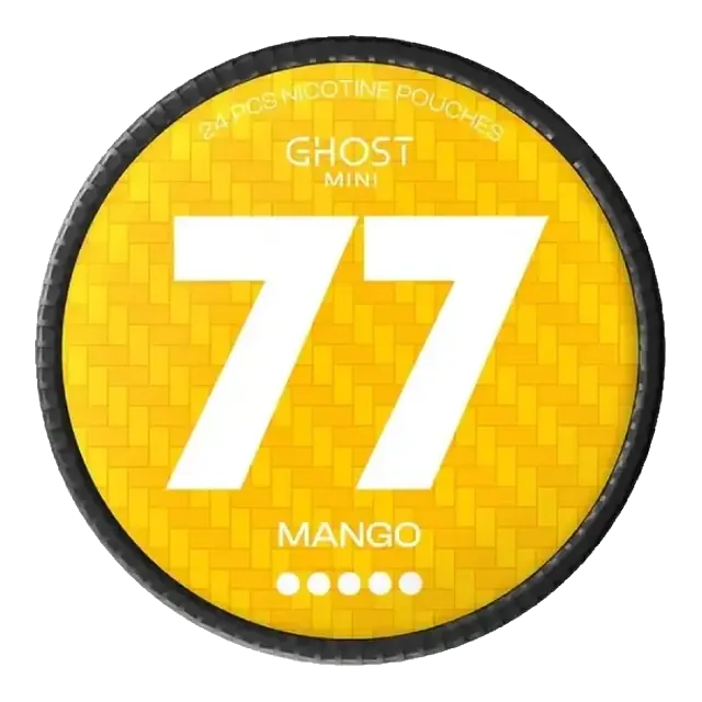 77 Ghost Mini Mango 20mg nicotine pouch can