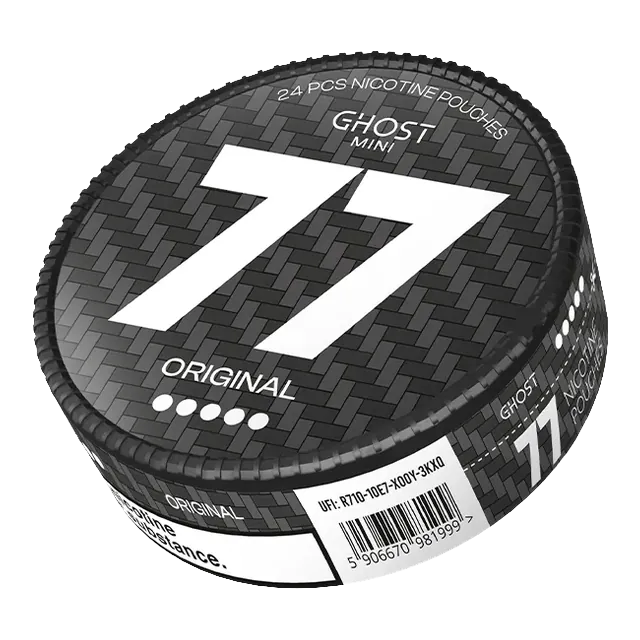 77 Ghost Mini Original 20mg nicotine pouch can