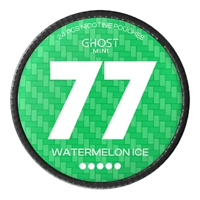 77 Ghost Mini Watermelon Ice 20mg nicotine pouch can