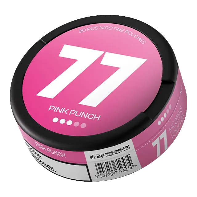 77 Pink Punch 10.4mg nicotine pouch can
