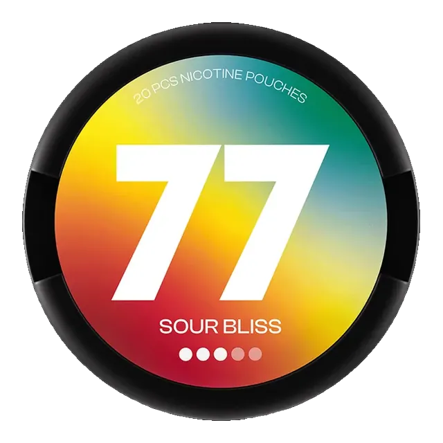 77 Sour Bliss 10.4mg nicotine pouch can