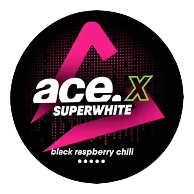 ACE X Black Raspberry Chili 8mg nicotine pouch can