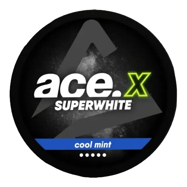 ACE X Cool Mint 8mg nicotine pouch can