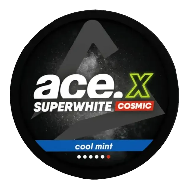 ACE X Cosmic Cool Mint 11.5mg nicotine pouch can