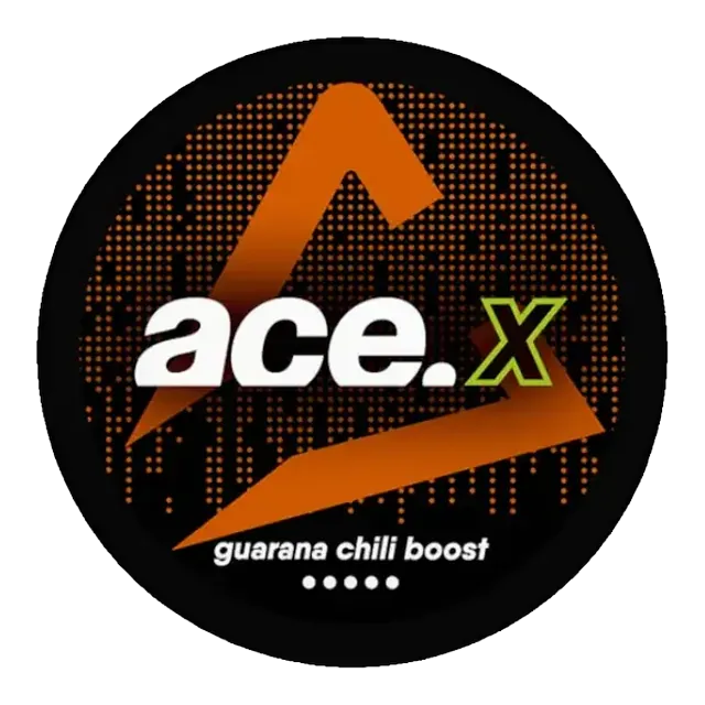 ACE X Guarana Chili Boost 8mg nicotine pouch can