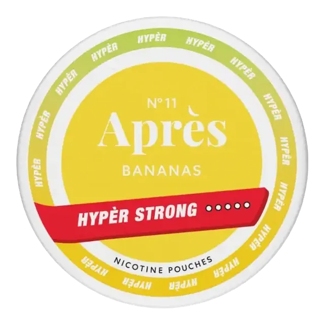 Apres Banana Hyper Strong 11mg nicotine pouch can