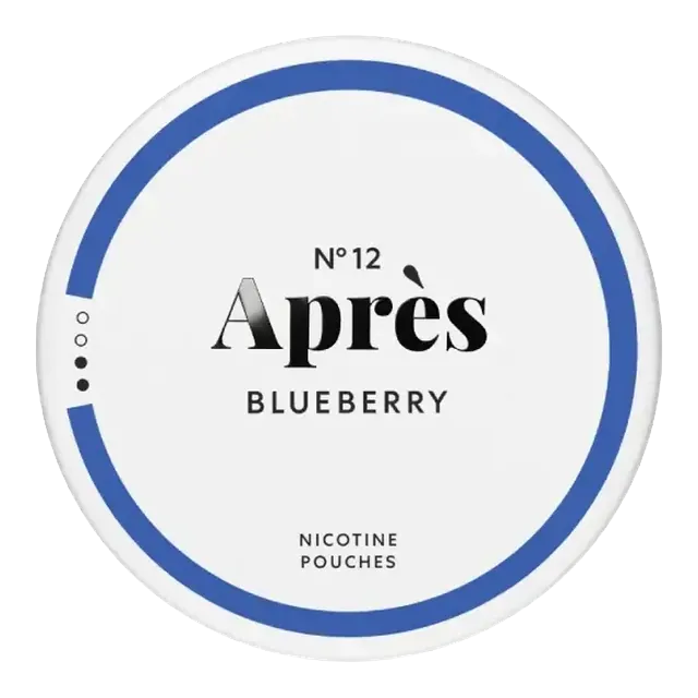Apres Blueberry 4.4mg nicotine pouch can