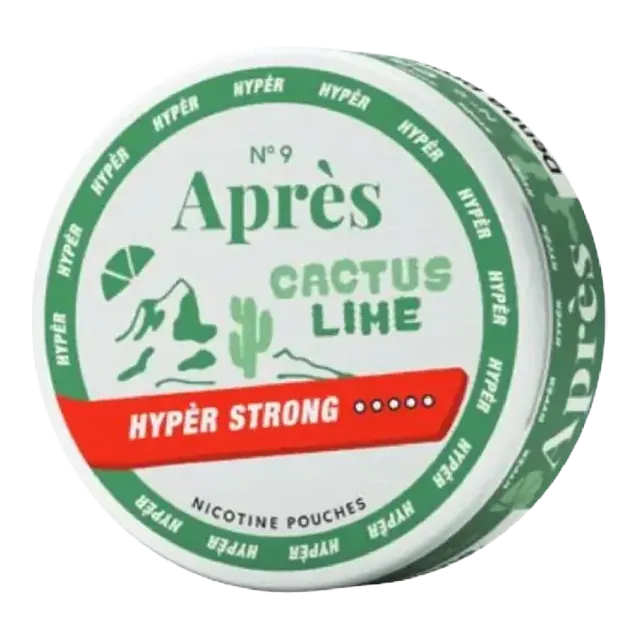 Apres Cactus Lime Hyper Strong 11mg nicotine pouch can