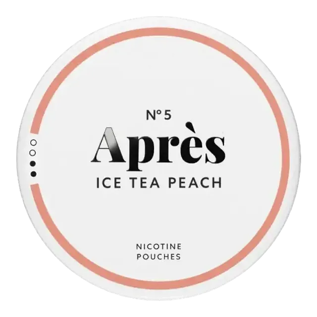 Apres Ice Tea Peach 4.4mg nicotine pouch can
