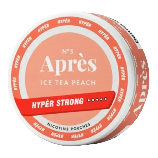 Apres Ice Tea Peach Hyper Strong 11mg nicotine pouch can