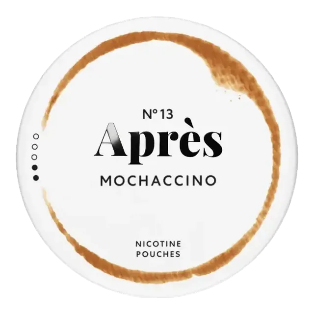 Apres Mochaccino 4.4mg nicotine pouch can