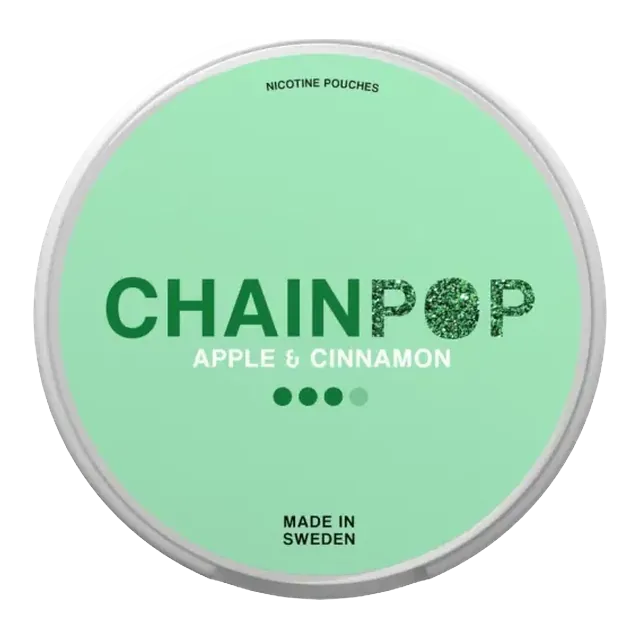 Chainpop Apple Cinnamon 9mg nicotine pouch can