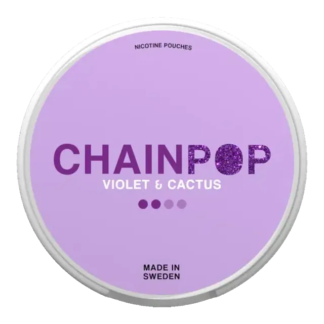 Chainpop Violet Cactus 5mg nicotine pouch can