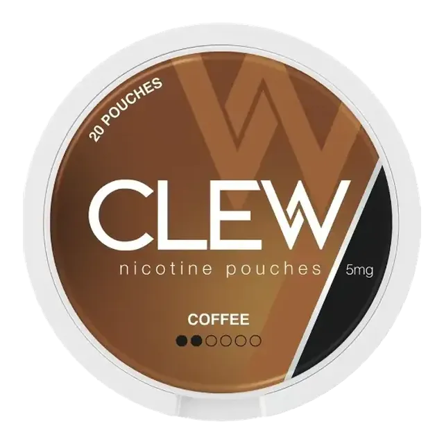 CLEW Coffee 5mg nicotine pouch can