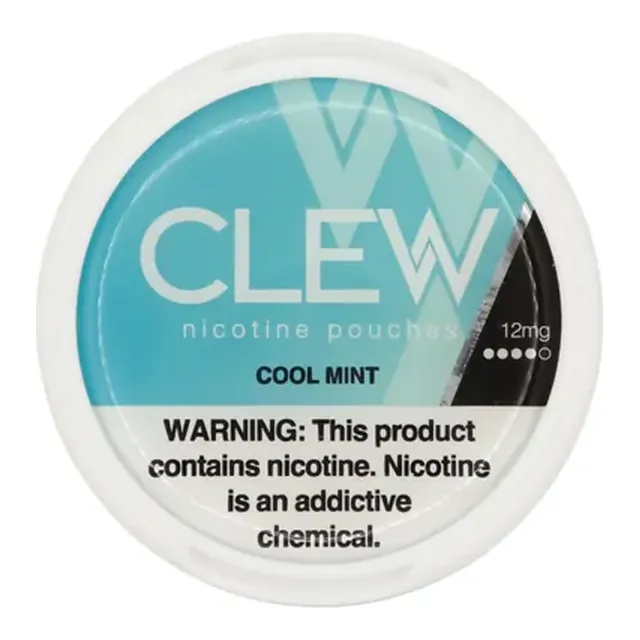 CLEW Cool Mint 12mg nicotine pouch can