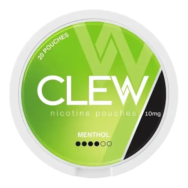 CLEW Menthol 10mg nicotine pouch can