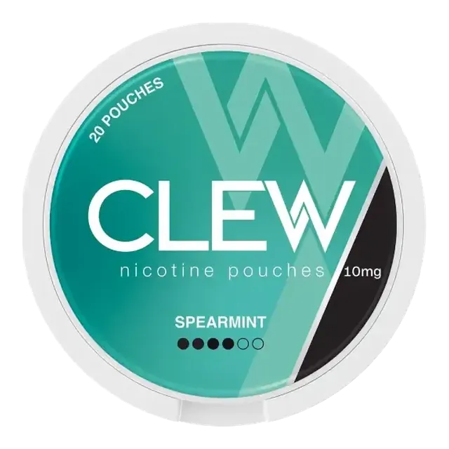 CLEW Spearmint 10mg nicotine pouch can
