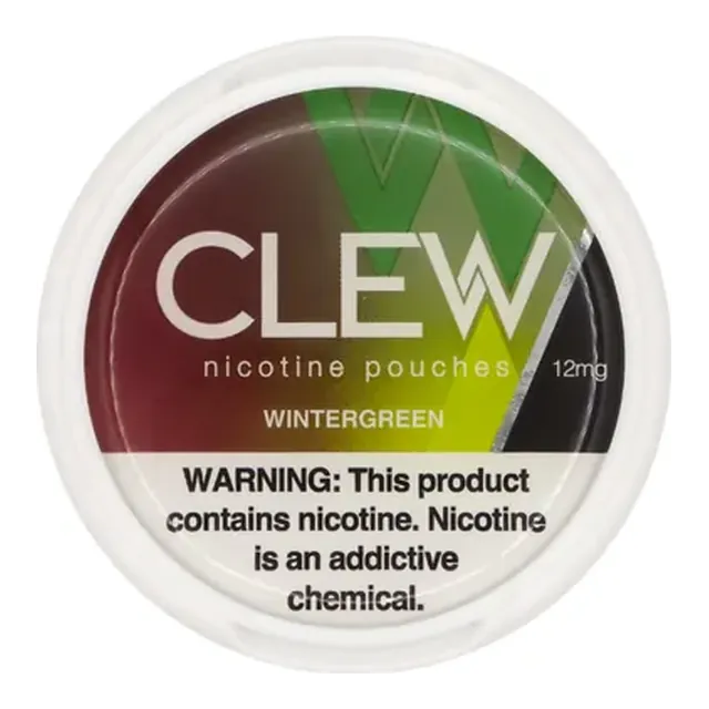 CLEW Wintergreen 12mg nicotine pouch can