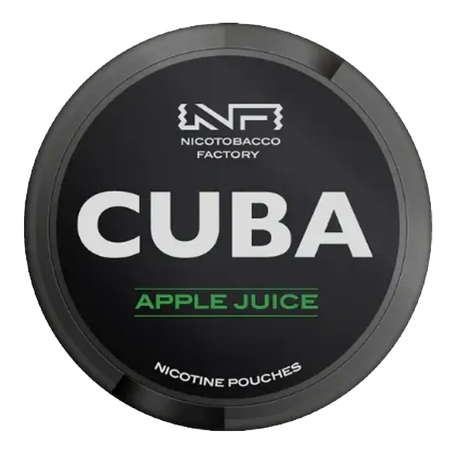 Cuba Black Apple Juice 43mg nicotine pouch can