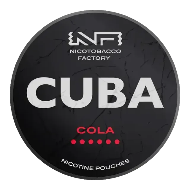 Cuba Black Cola 43mg nicotine pouch can