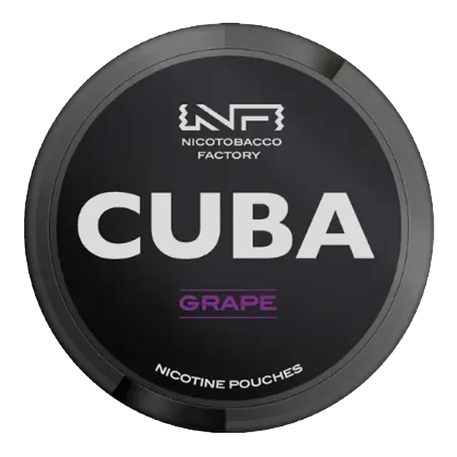 Cuba Black Grape 43mg nicotine pouch can