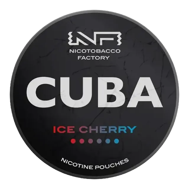 Cuba Black Ice Cherry 43mg nicotine pouch can