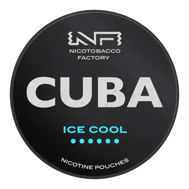 Cuba Black Ice Cool 43mg nicotine pouch can