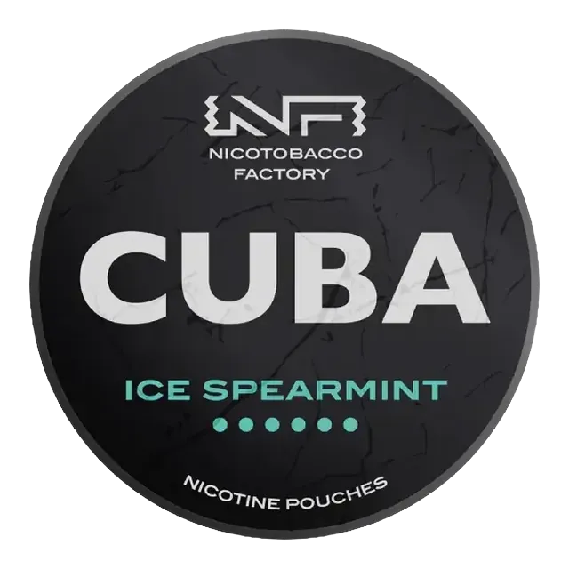 Cuba Black Ice Spearmint 43mg nicotine pouch can