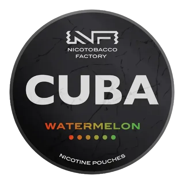 Cuba Black Watermelon 43mg nicotine pouch can