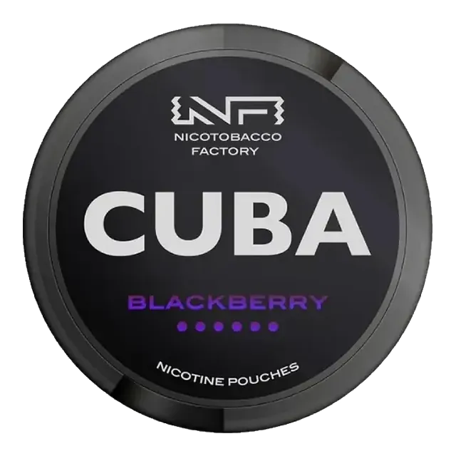 Cuba Blackberry 43mg nicotine pouch can