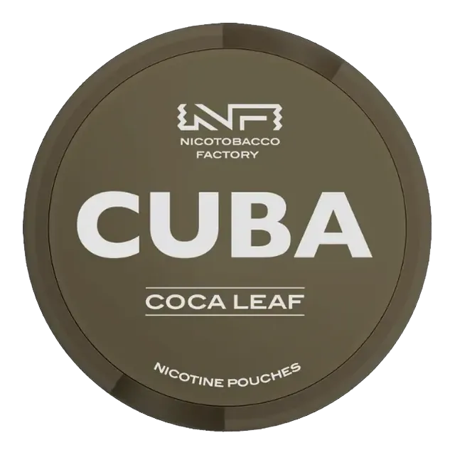 Cuba Coca Leaf Slim Extra Strong 50mg nicotine pouch can