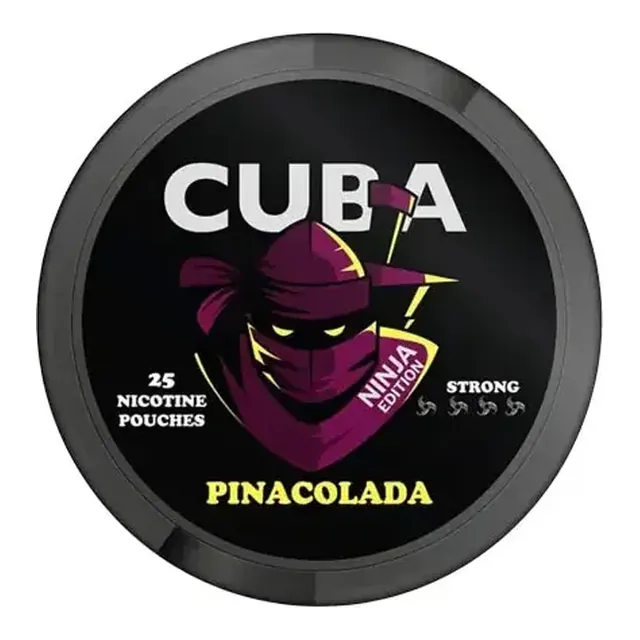 Cuba Ninja Edition Pinacolada 15.6mg nicotine pouch can