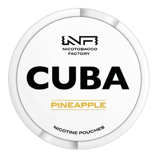 Cuba White Pineapple 10.4mg nicotine pouch can