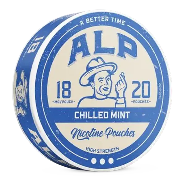 EU ALP Chilled Mint 18mg nicotine pouch can