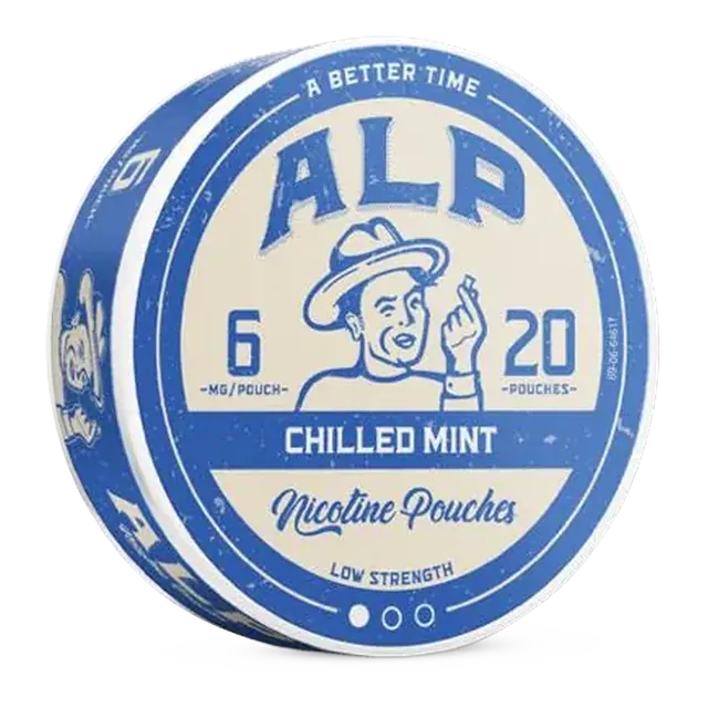 EU ALP Chilled Mint 6mg nicotine pouch can