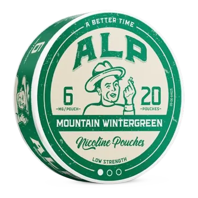 EU ALP Mountain Wintergreen 6mg nicotine pouch can