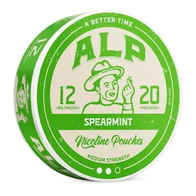 EU ALP Spearmint 12mg nicotine pouch can