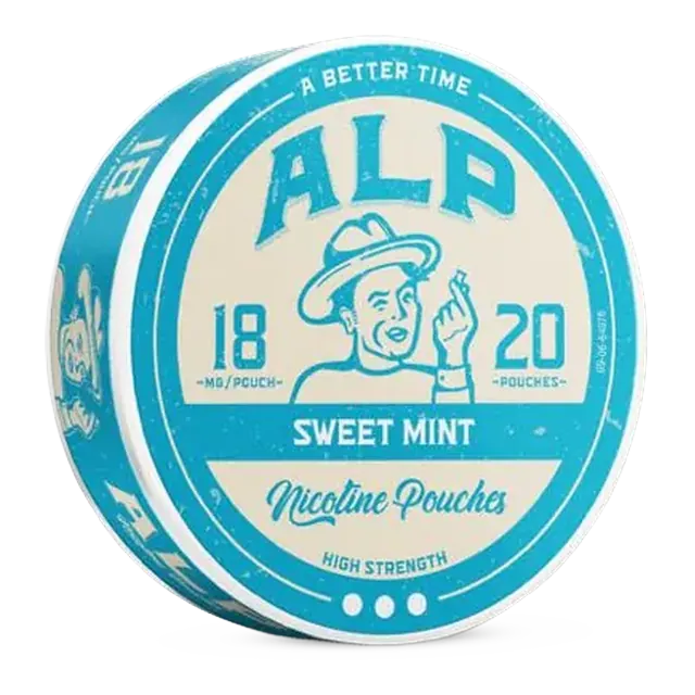 EU ALP Sweet Mint 18mg nicotine pouch can