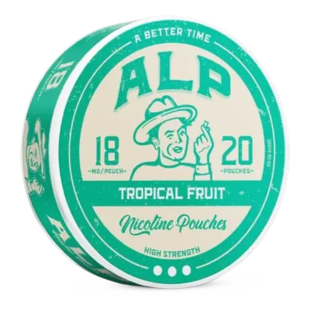 EU ALP Tropical Fruit 18mg nicotine pouch can
