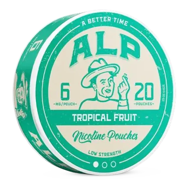 EU ALP Tropical Fruit 6mg nicotine pouch can