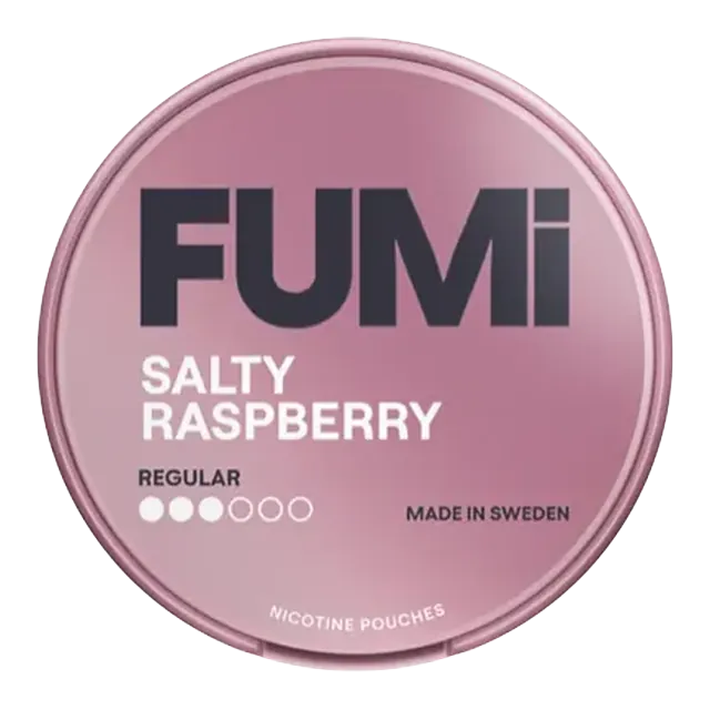FUMI Salty Raspberry 4mg nicotine pouch can