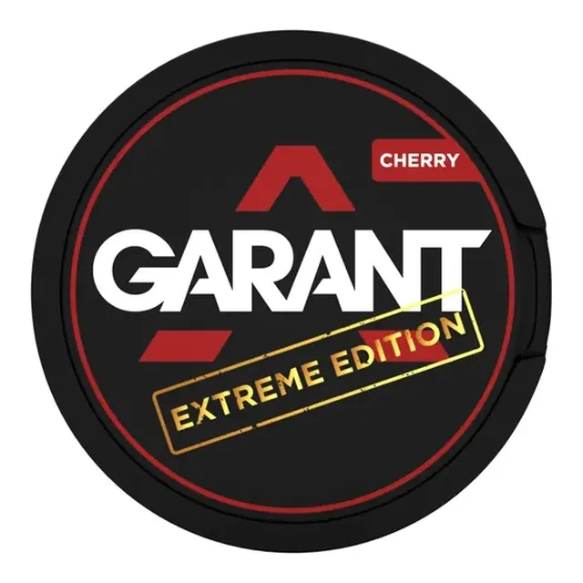 Garant Cherry Extreme 25mg nicotine pouch can