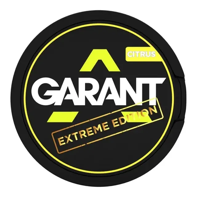 Garant Citrus Extreme 25mg nicotine pouch can