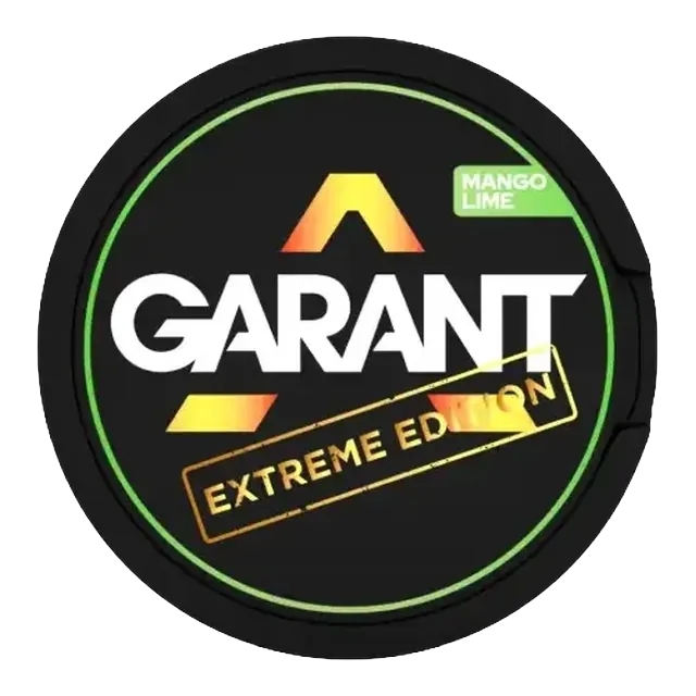 Garant Mango Lime Extreme 25mg nicotine pouch can