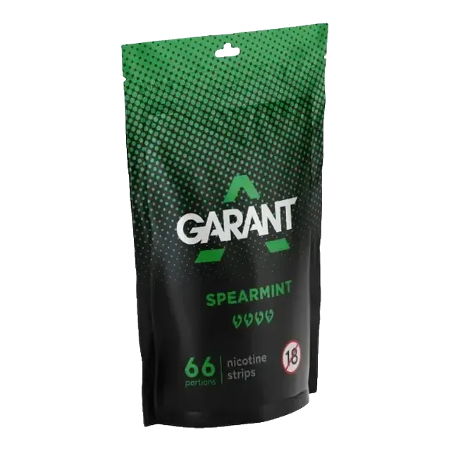 Garant Nicotine Strips Spearmint 6mg nicotine pouch can