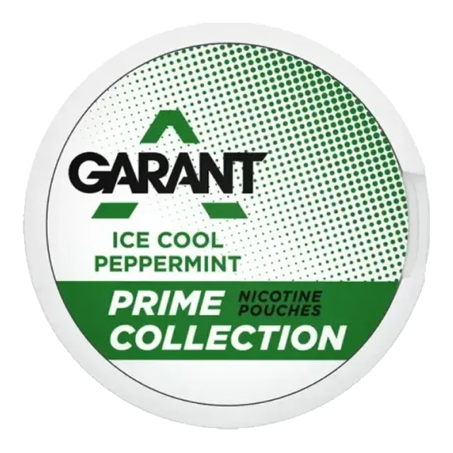 Garant Prime Ice Cool Peppermint 10.8mg nicotine pouch can