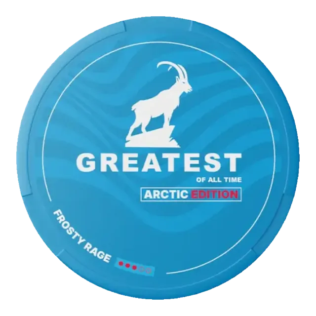 Greatest Arctic 10mg nicotine pouch can