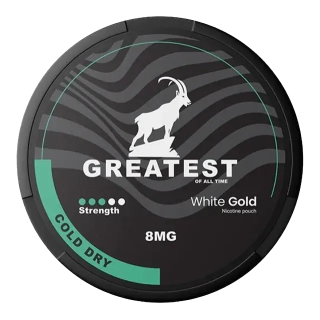 Greatest Cold Dry Mega Can 8mg nicotine pouch can